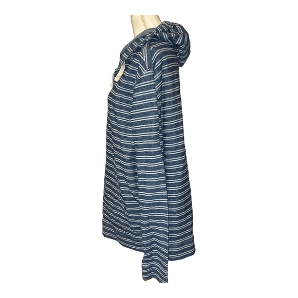 Johnnie-O Bales striped pull over 1/2 zip hoodie - Picture 7 of 11